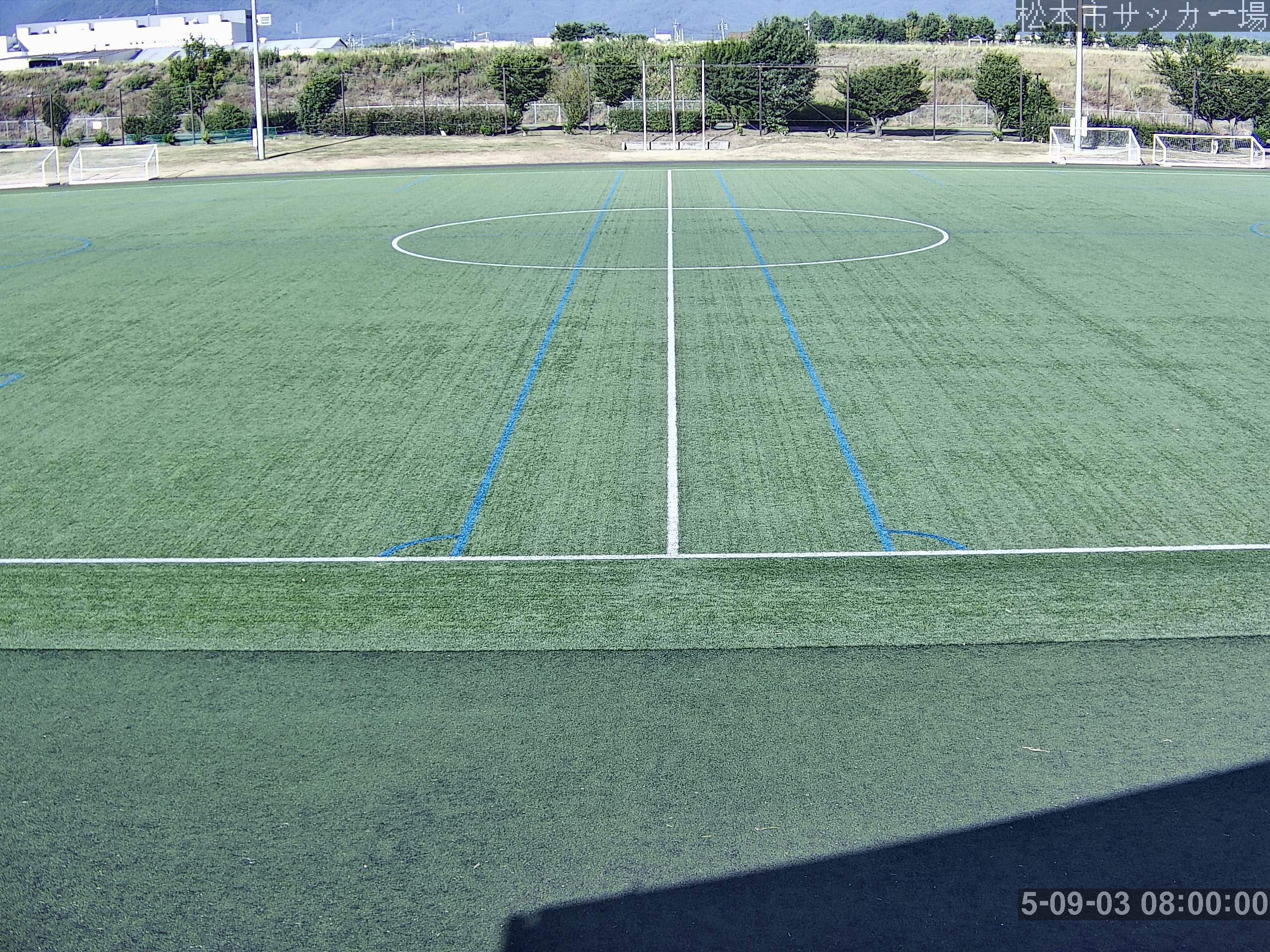 松本市サッカー場の映像