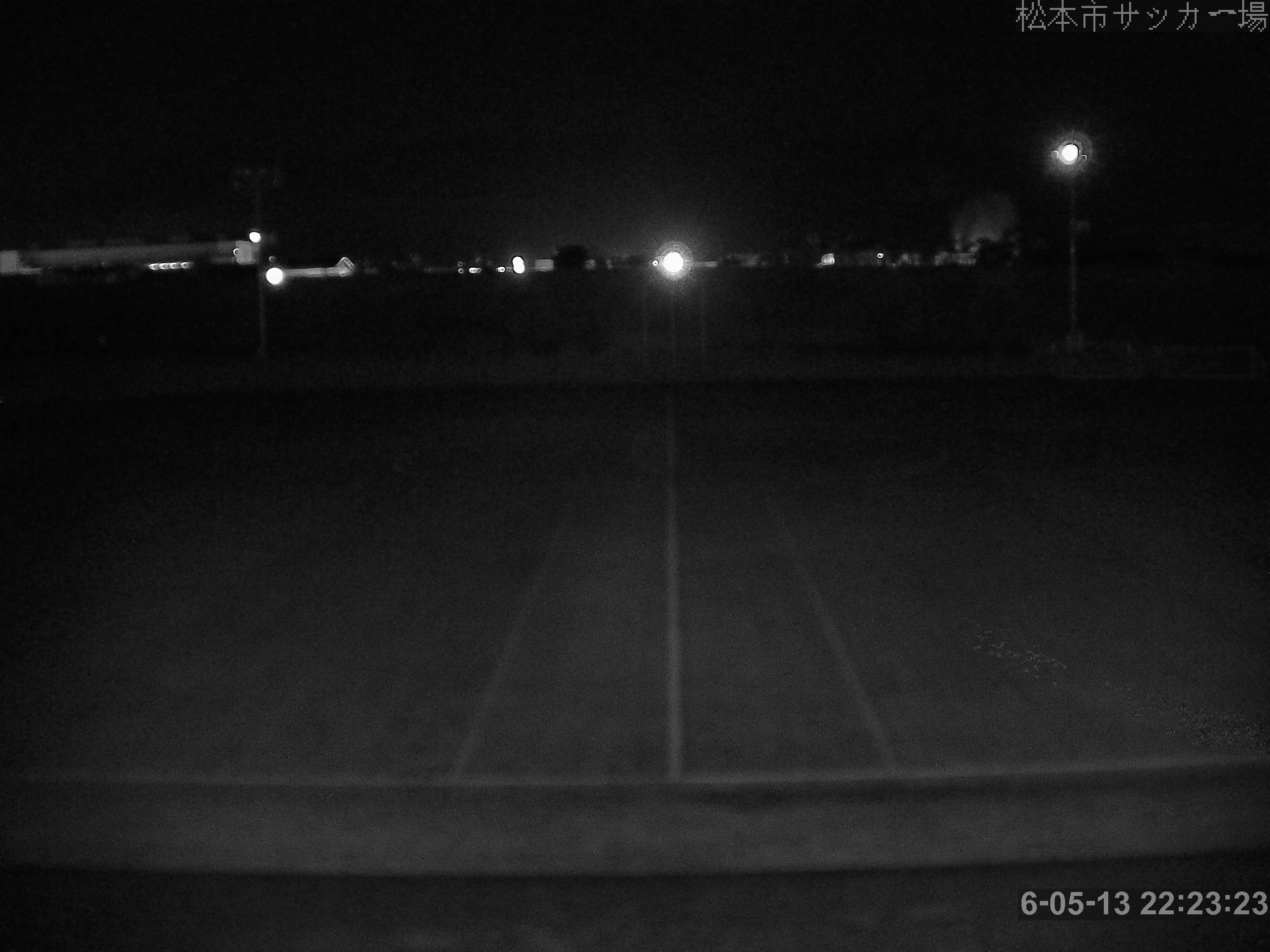 松本市サッカー場の映像